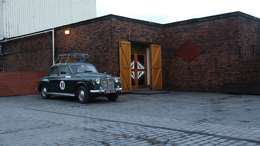 The original Hendrick’s Gin distillery and their “Hendrick’s Mobile”